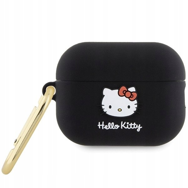 Hello Kitty HKAP23DKHSK Airpods Pro 2(2022/2023) cover czarny/black Silicon