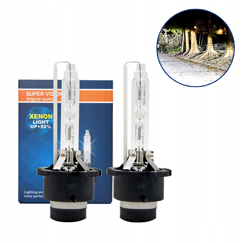 2x Żarówka ksenonowa D2S 8000K 35W Extreme White Hid z homologacją