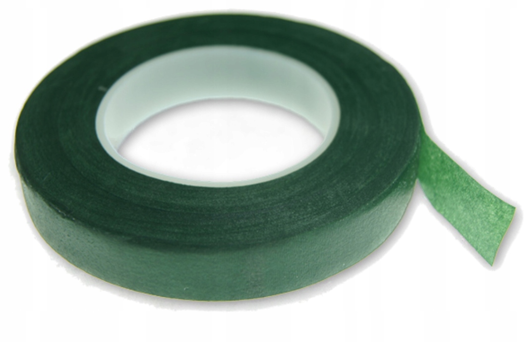 

Maskująca Taśma Florystyczna Zielona 13 mm 27,4m