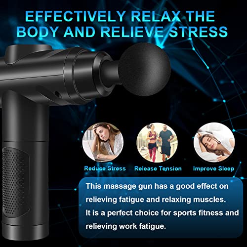 MASSAGEPISTOLE Pistolet Do Masażu Mięśni 30 Prędkości LCD 10 Głów — miniatura 8