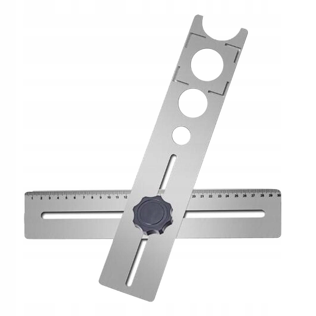 Wielofunkcyjna linijka z otworami do płytek z Typ ekierka