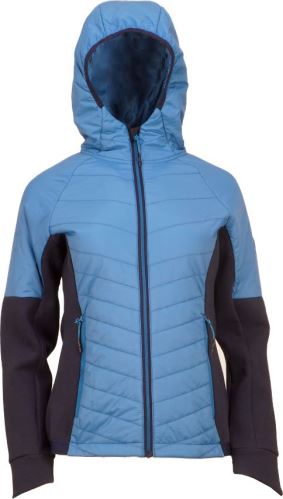 GTS405952L dámská zateplená bunda s kapucí turistická Petrol vel. L M