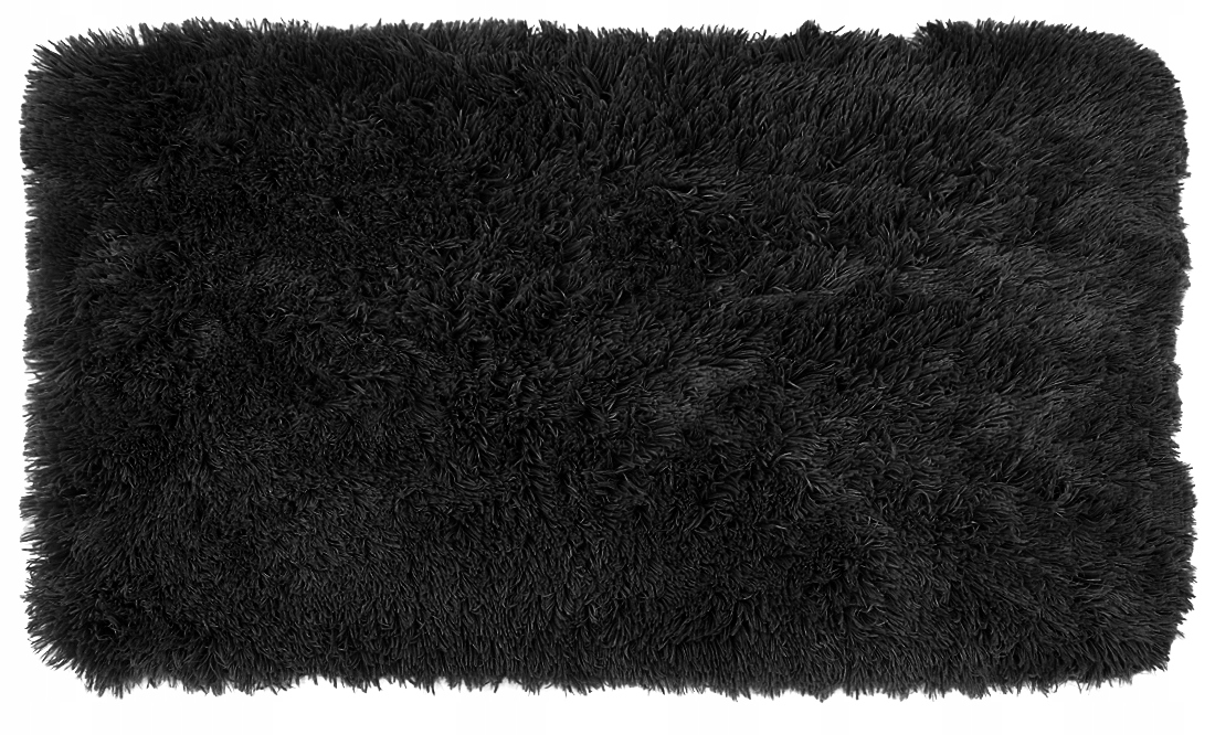 

Dywanik Łazienkowy Włochacz Miękki 50x80 Czarny