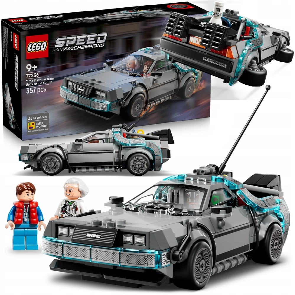 LEGO SPEED CHAMPIONS 77256 МАШИНА ВРЕМЕНИ НАЗАД В БУДУЩЕЕ