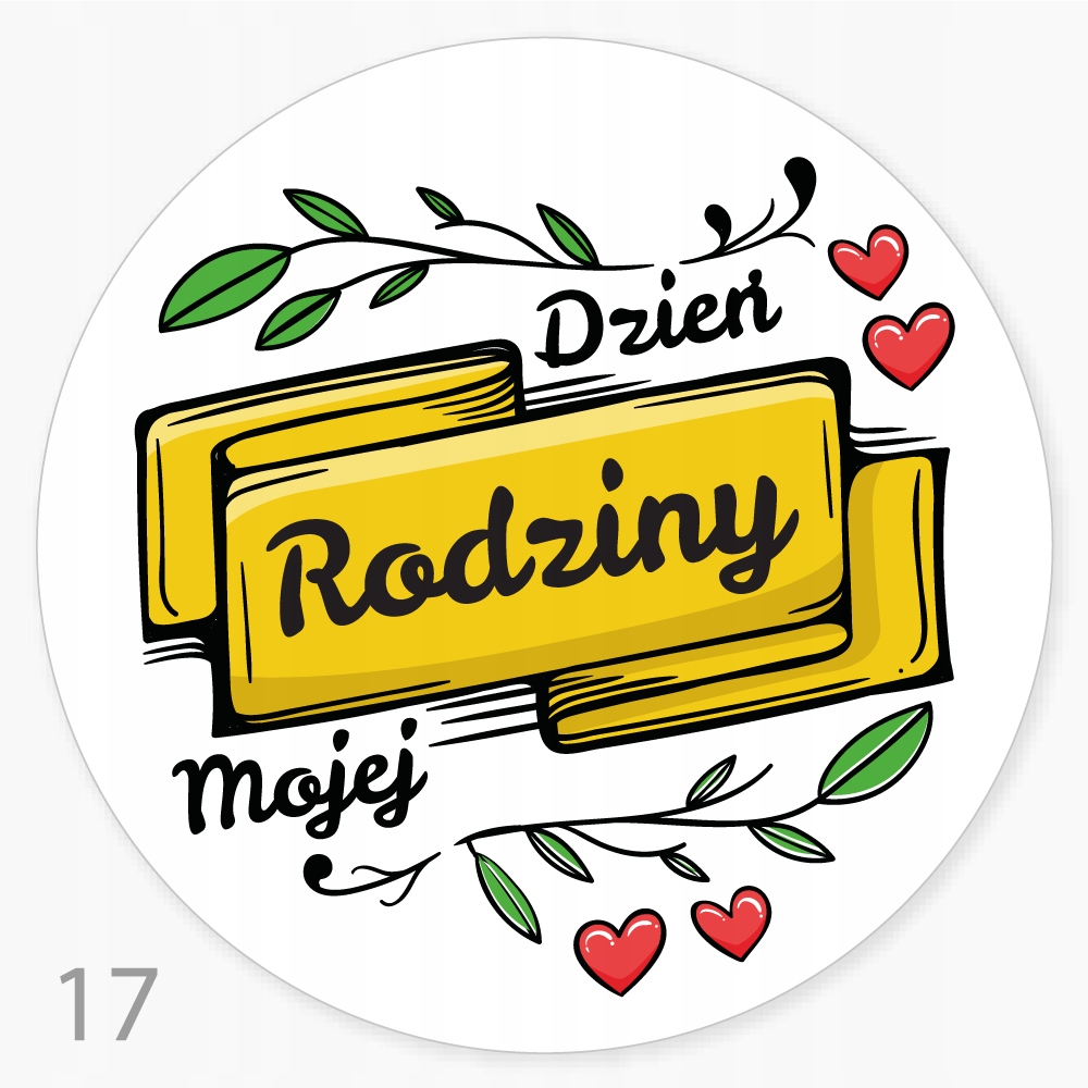 

Naklejki Dzień Rodziny uroczystość święto 48 szt