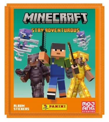 Minecraft Stay Adventures 1 2026 Naklejki Panini Kolekcja 1 saszetka