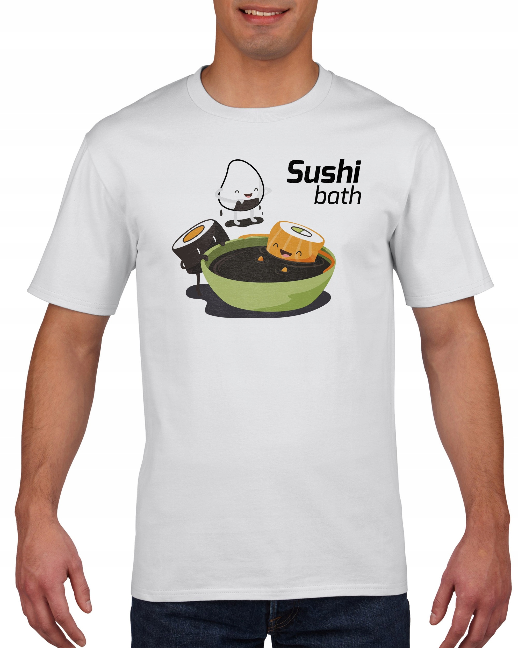 

Koszulka męska Kąpiel Sushi Bath M