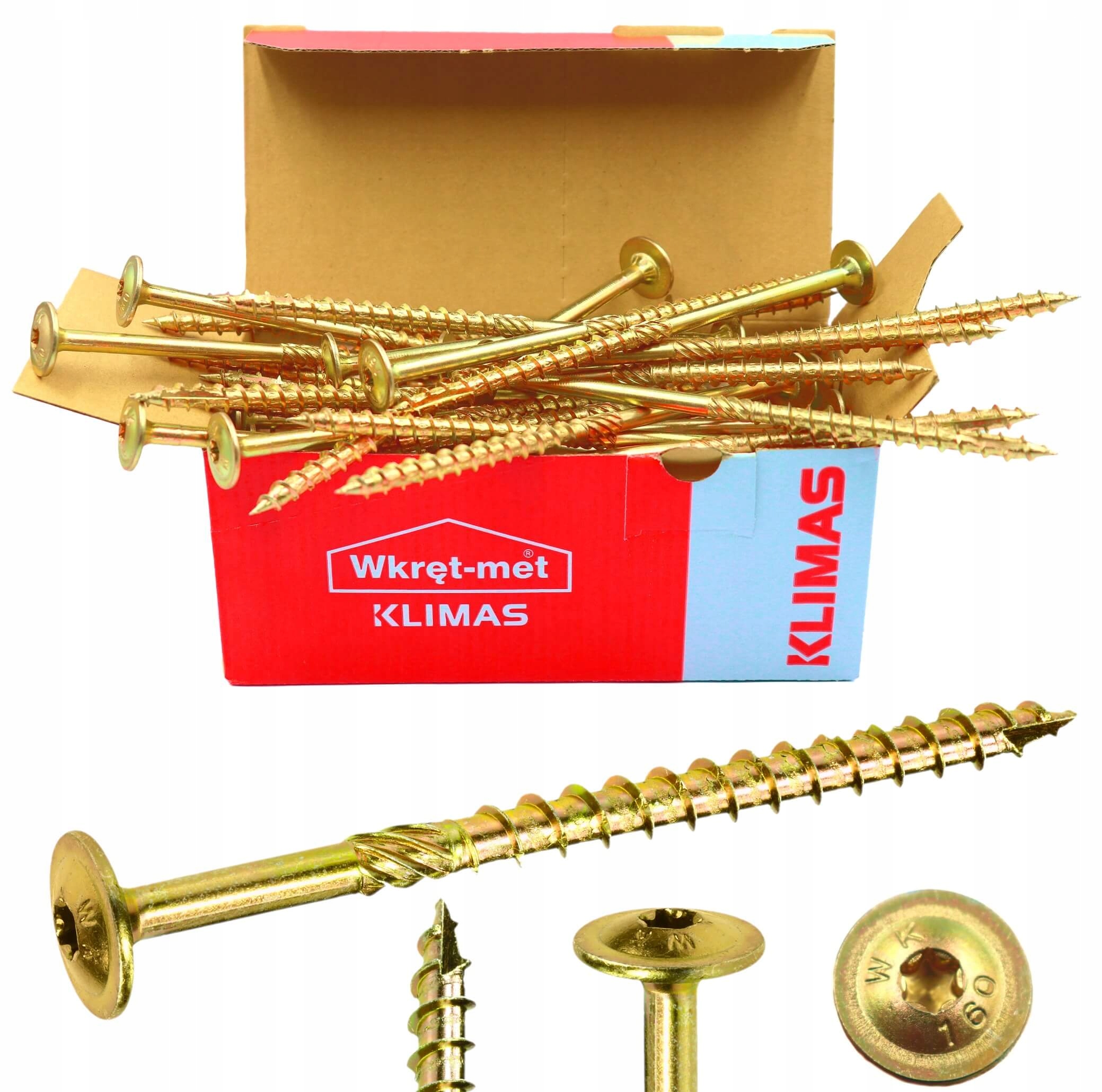 

Wkręty Ciesielskie Talerzowe 8x240 Torx 50szt