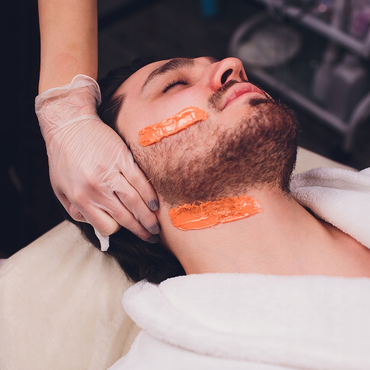 Чоловіча епіляція ITALWAX BARBER Лопатка з твердим воском — фото 7