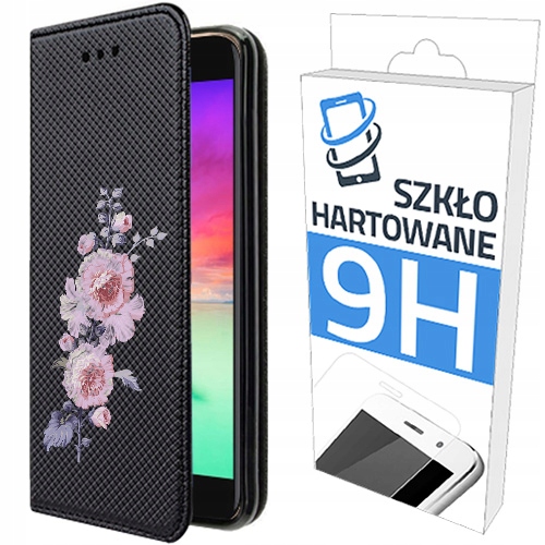 

150 wz Etui Z Klapką+szkło do Lg K10 2017