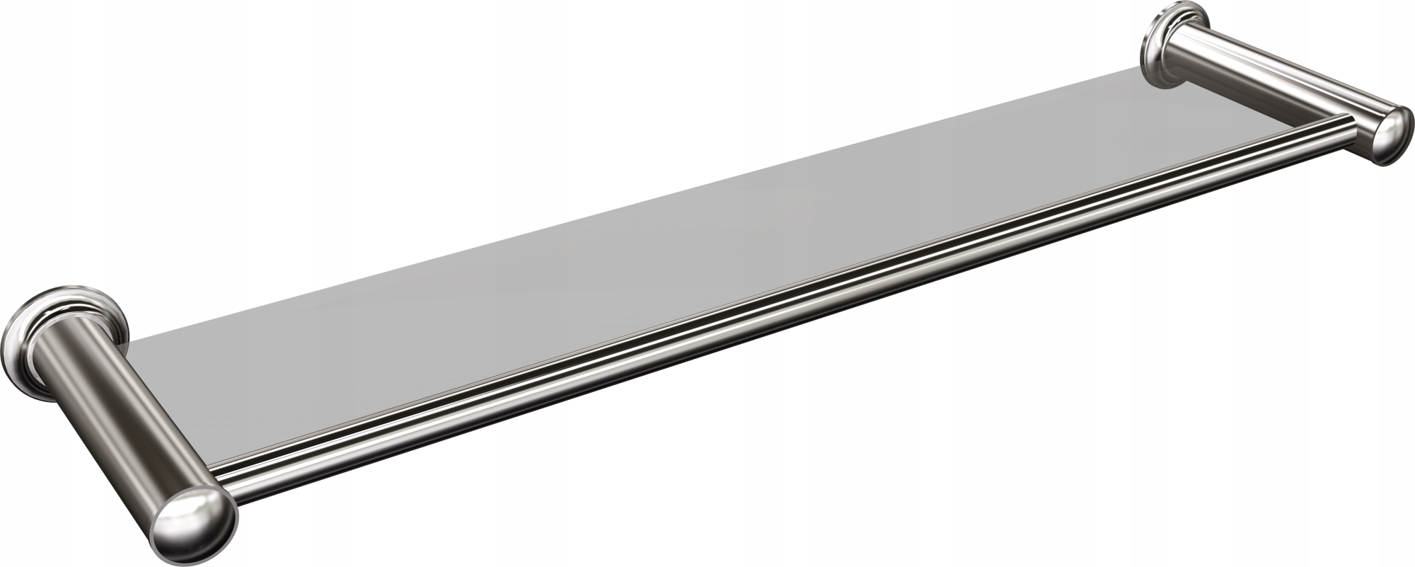 

Półka łazienkowa szklana 60 cm (Chrom)