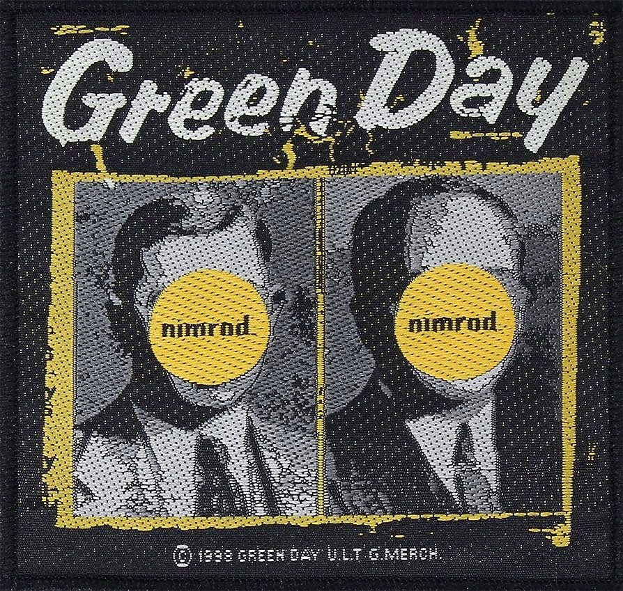 Green Day Nimrod naszywka Oryginał z Anglii