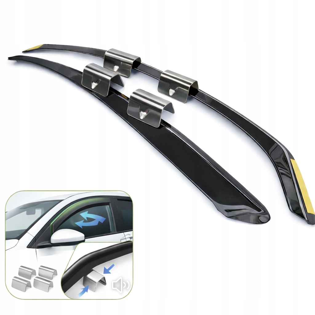 Deflektory skla Heko Toyota Sienna III XL30 5d 2010-2020 2ks