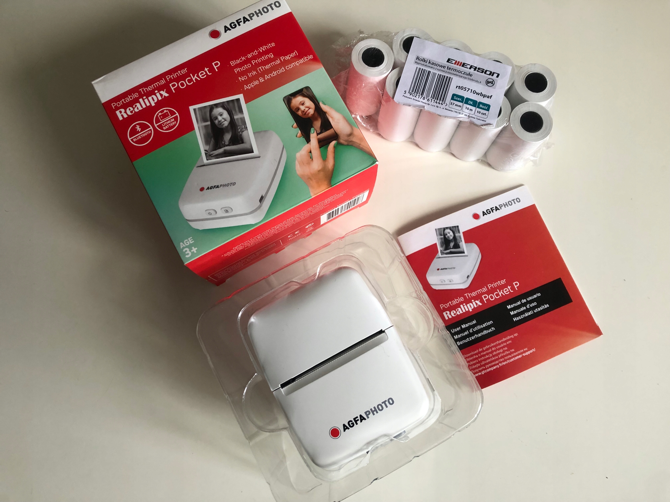 DRUKARKA TERMOSUBLIMACYJNA TERMICZNA AGFA POCKET P