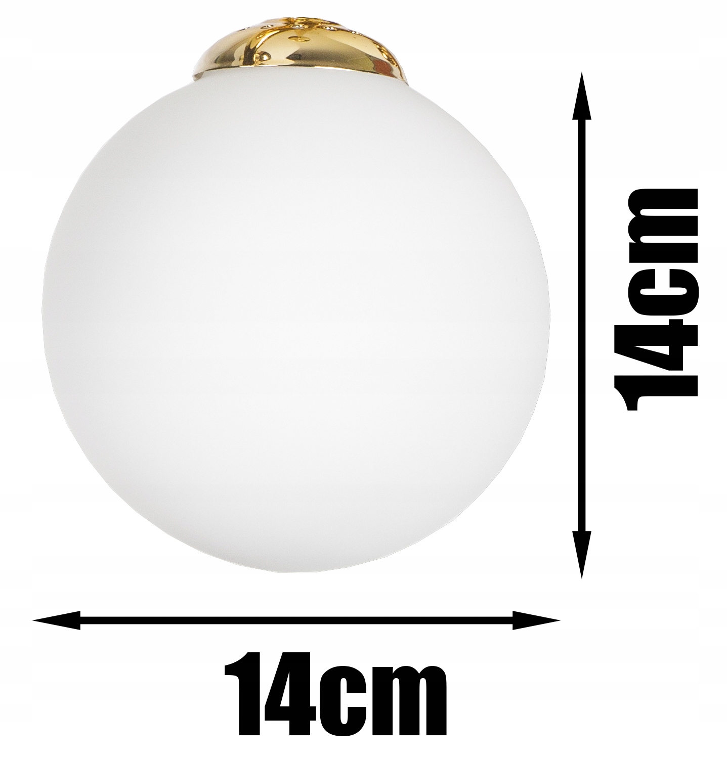 LAMPA SUFITOWA WISZĄCA SZKLANA KULA ZŁOTA LOFT LED Kod producenta PAN/1/ZŁ