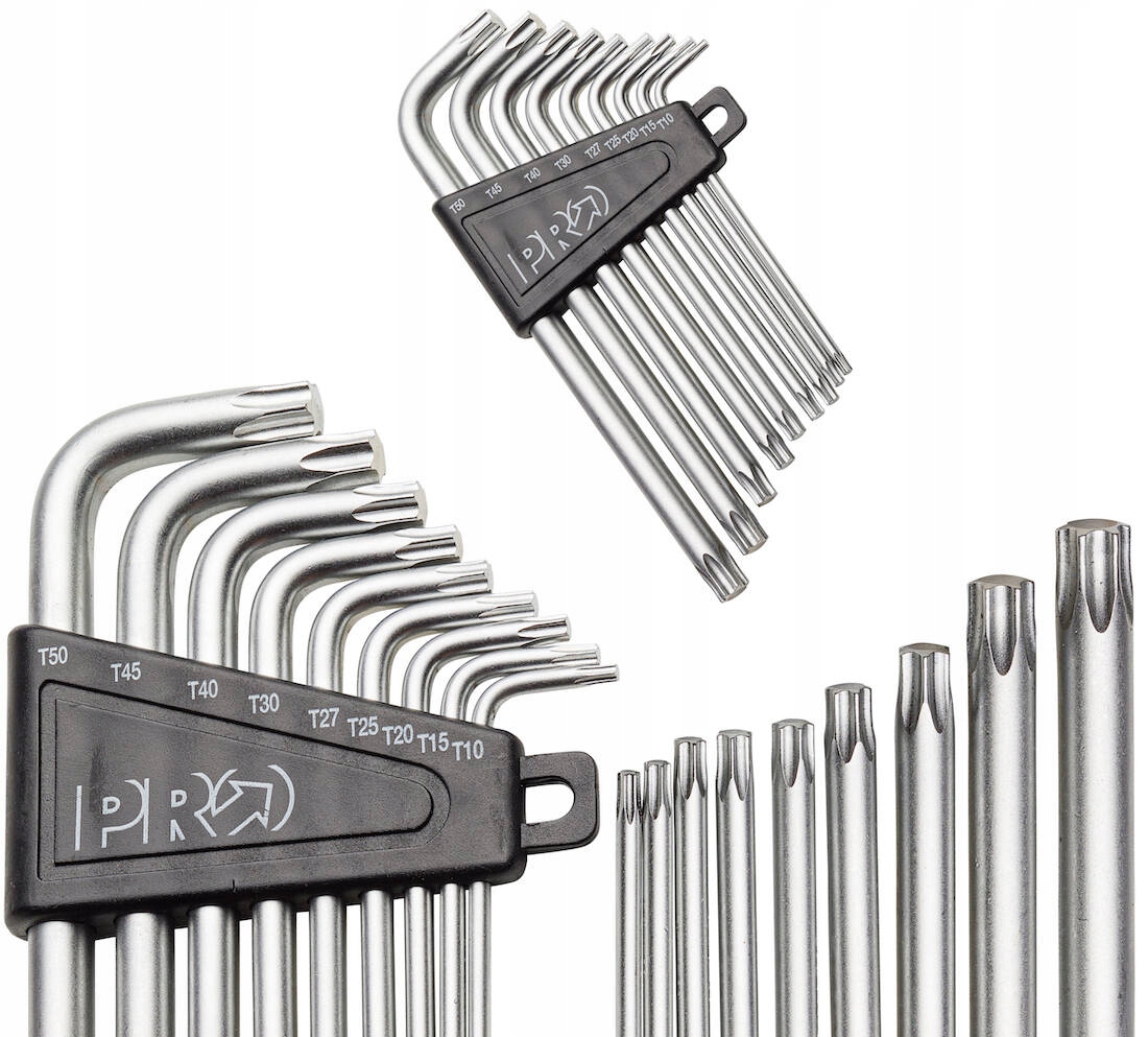 Narzędzie Torx Pro zestaw 9 kluczy Torx Tool T10/15/20/25/27/30/40/45/50