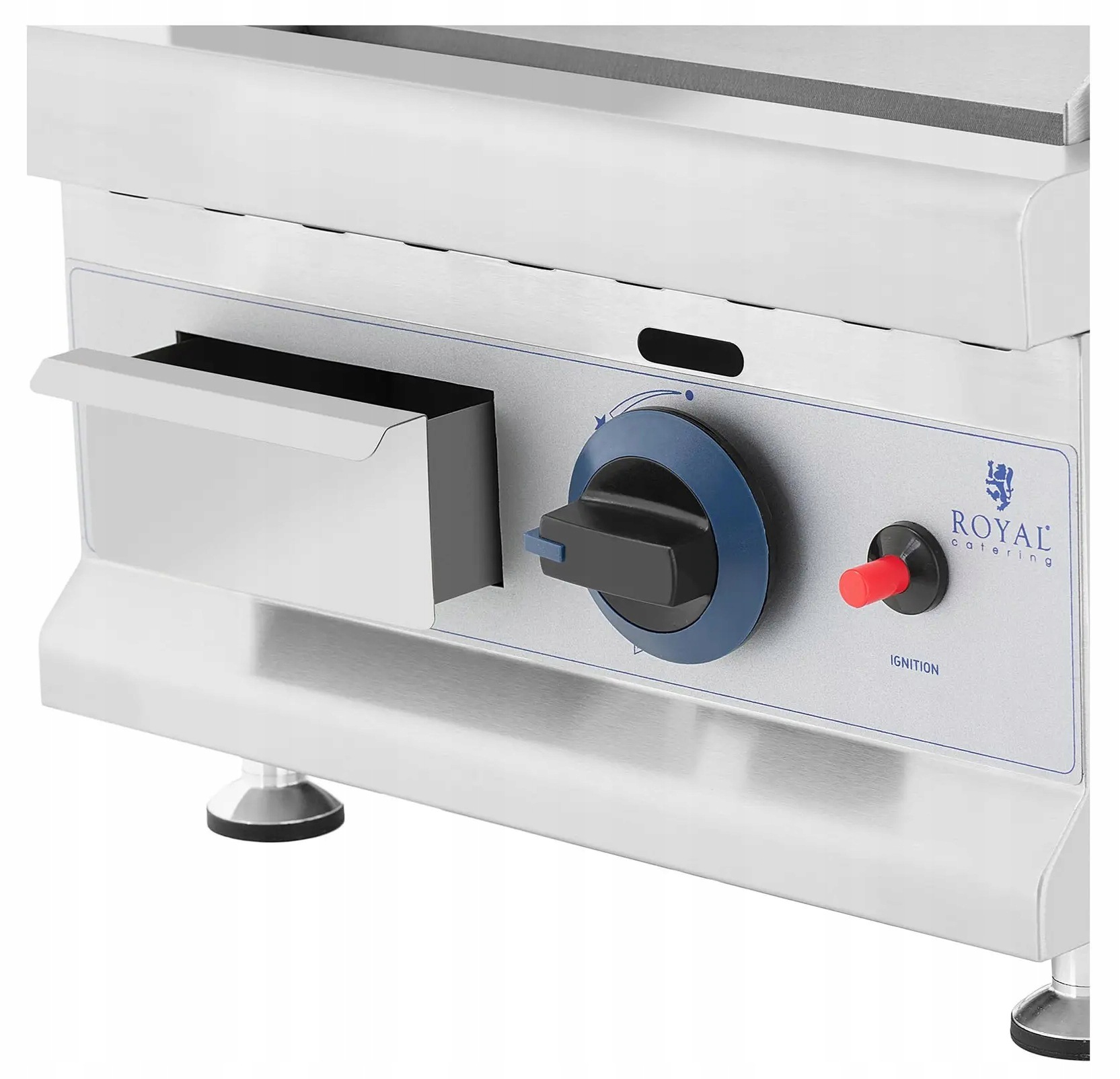 Grill gazowy gładki 35x40 cm 3000W Royal Catering RC-GG35030 10011693