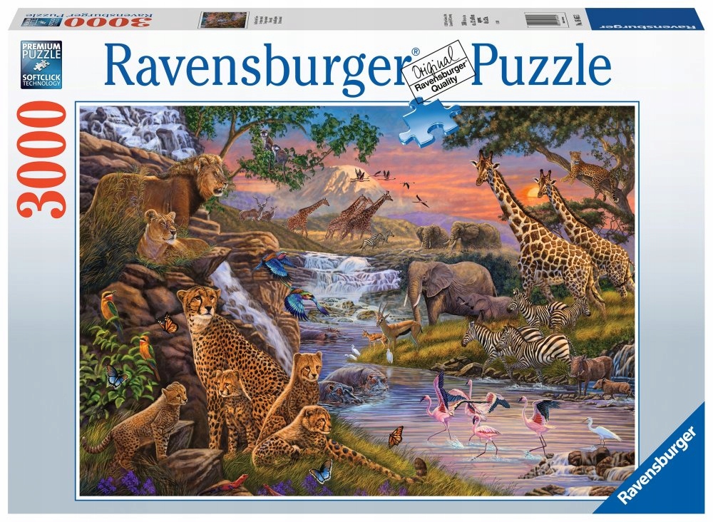 Puzzle Królestwo Zwierząt 3000 elementów Ravensburger