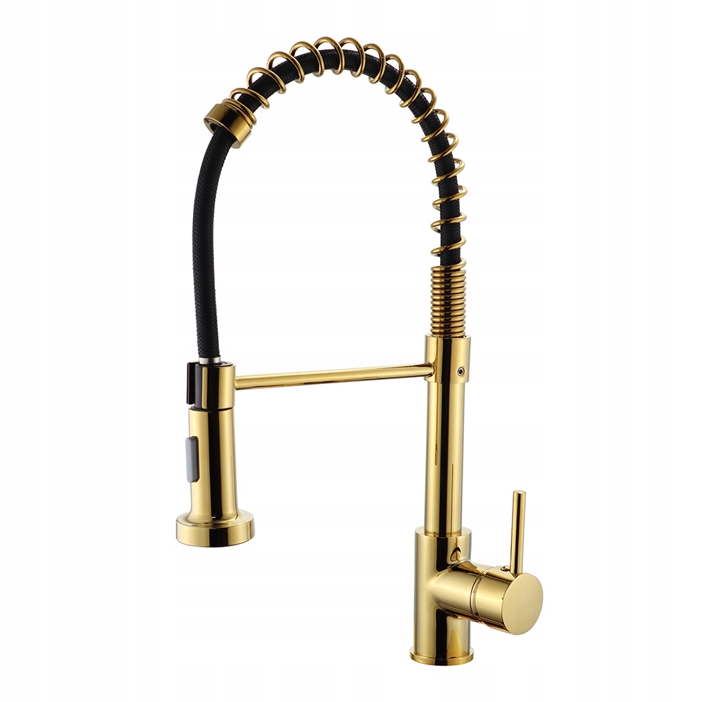 Zlatá kuchynská batéria Matná Kuchynský kohútik zlatý