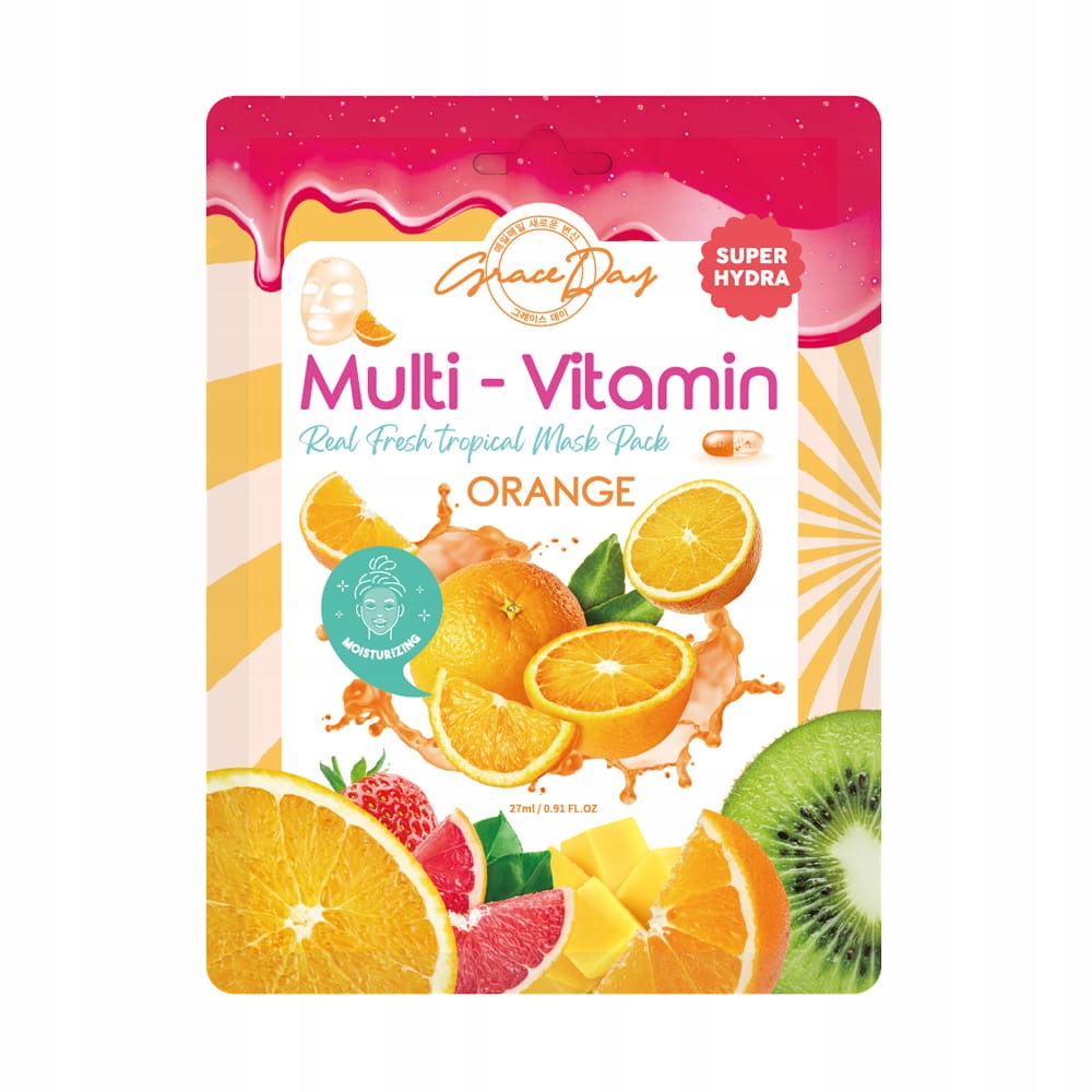 

Grace Day Multi-vitamin Maska w płachcie Pomarańcz