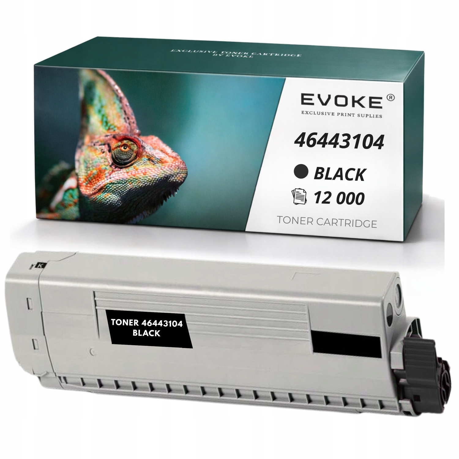 Toner pro Oki C833 Bk 46443104 černý 12000 stran C833dn C833dt C833n