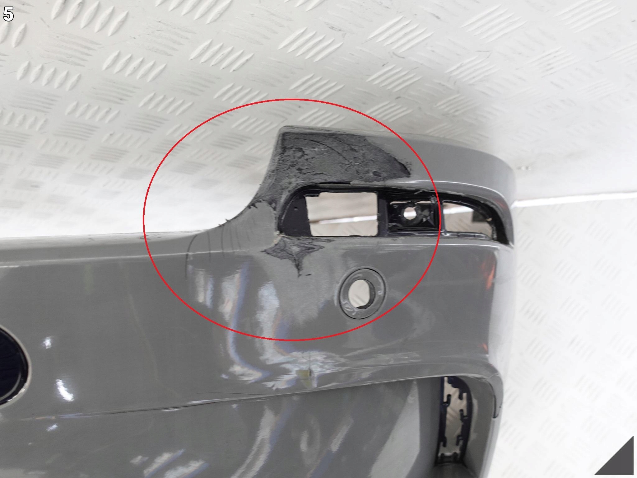 BMW X5M X5 M E70 M-POWER bumper rear part 4XPDC
