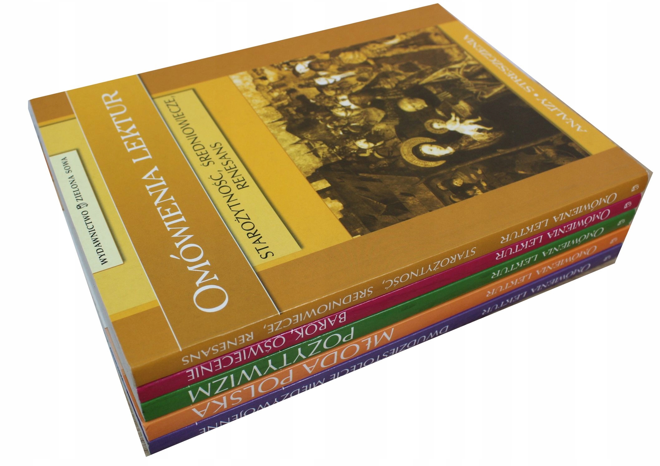 Omówienia lektur Zestaw 5 książek Zielona Sowa