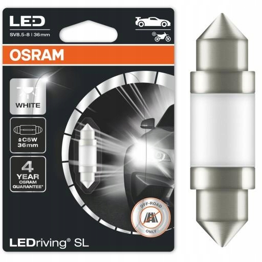 

Osram Ledriving Żarówka C5W 12V 6000K 36MM