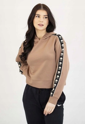 Mikina Pit Bull S Kapucí Oversize Verona chocolate mousse