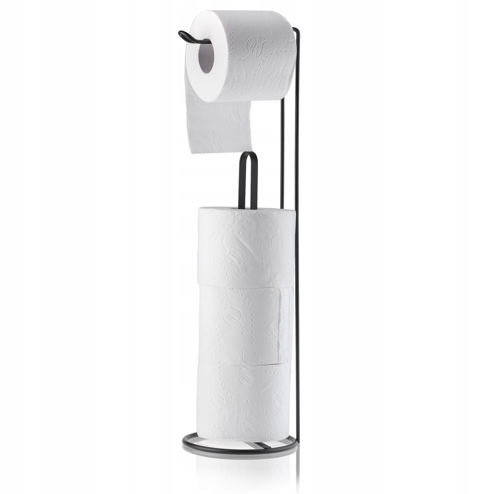 STOJAK UCHWYT NA RĘCZNIK PAPIEROWY PAPIER CZARNY LOFT STYLOWY DO ŁAZIENKI