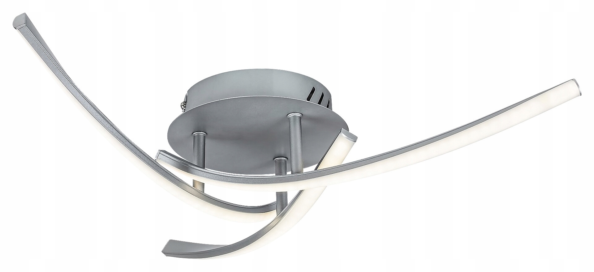 Závěsná Led lampa Rabalux Tatjana 22W, Ø47 cm, stříbrno-bílá, IP20