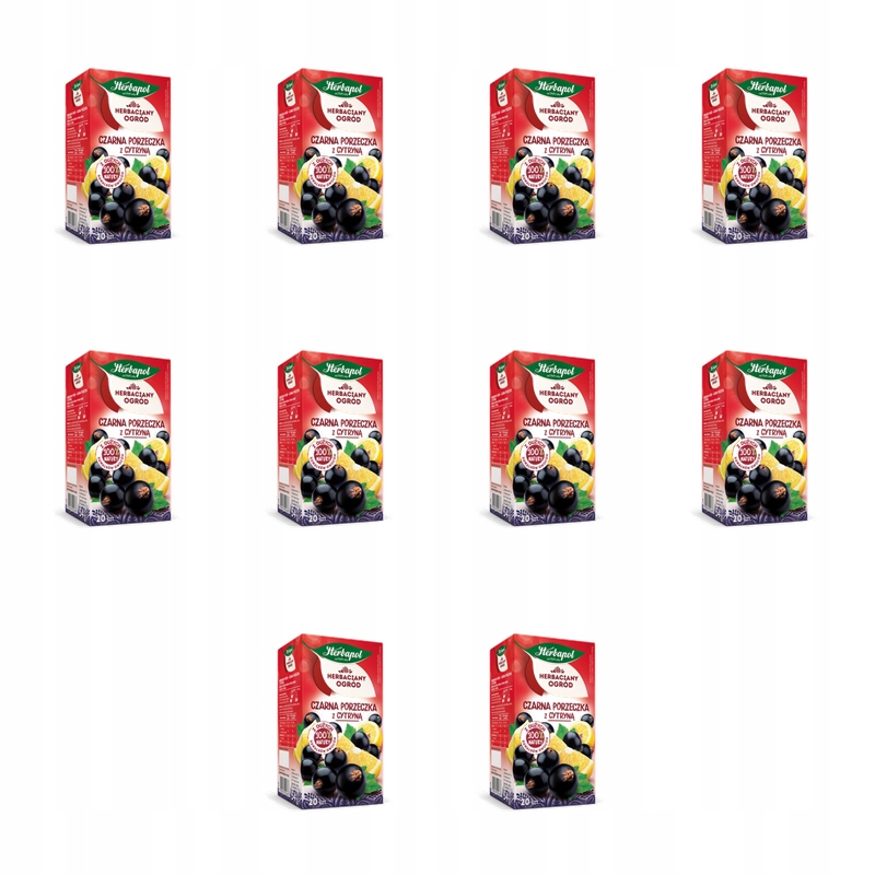 Čajová zahrada ovocný čaj černý rybíz s citronem 20tb/54g X10