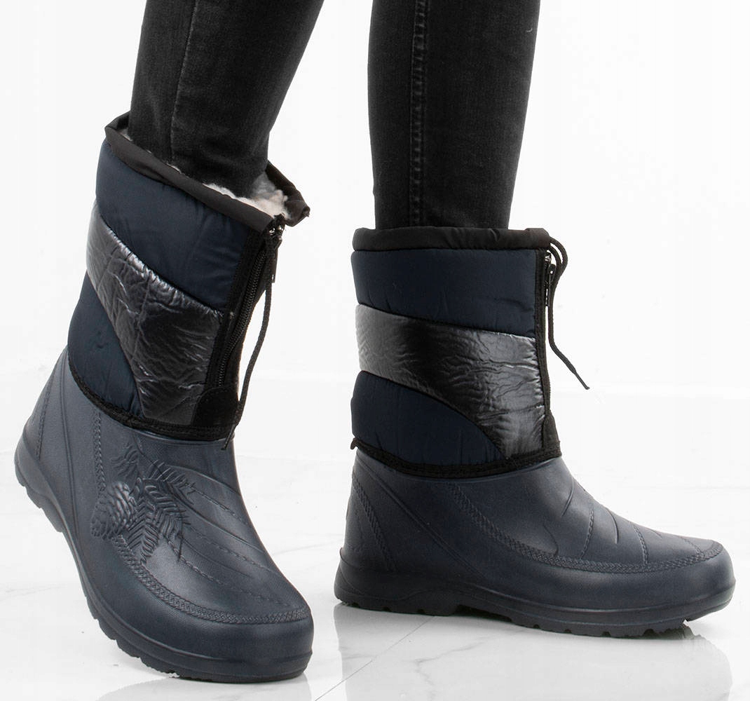 ŚNIEGOWCE GRANATOWE KALOSZE 41