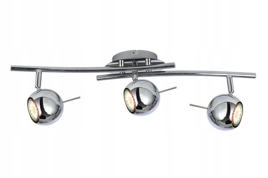Lišta s 3 reflektory chrom Santorini 2 kuchyně předsíň hala pokoj