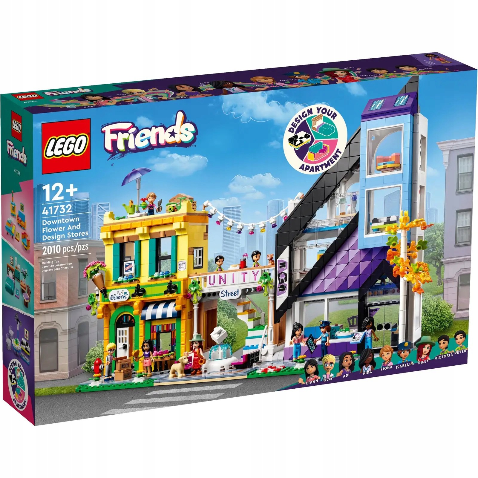 Lego Friends 41732 Sklep wnętrzarski i kwiaciarnia w śródmieściu