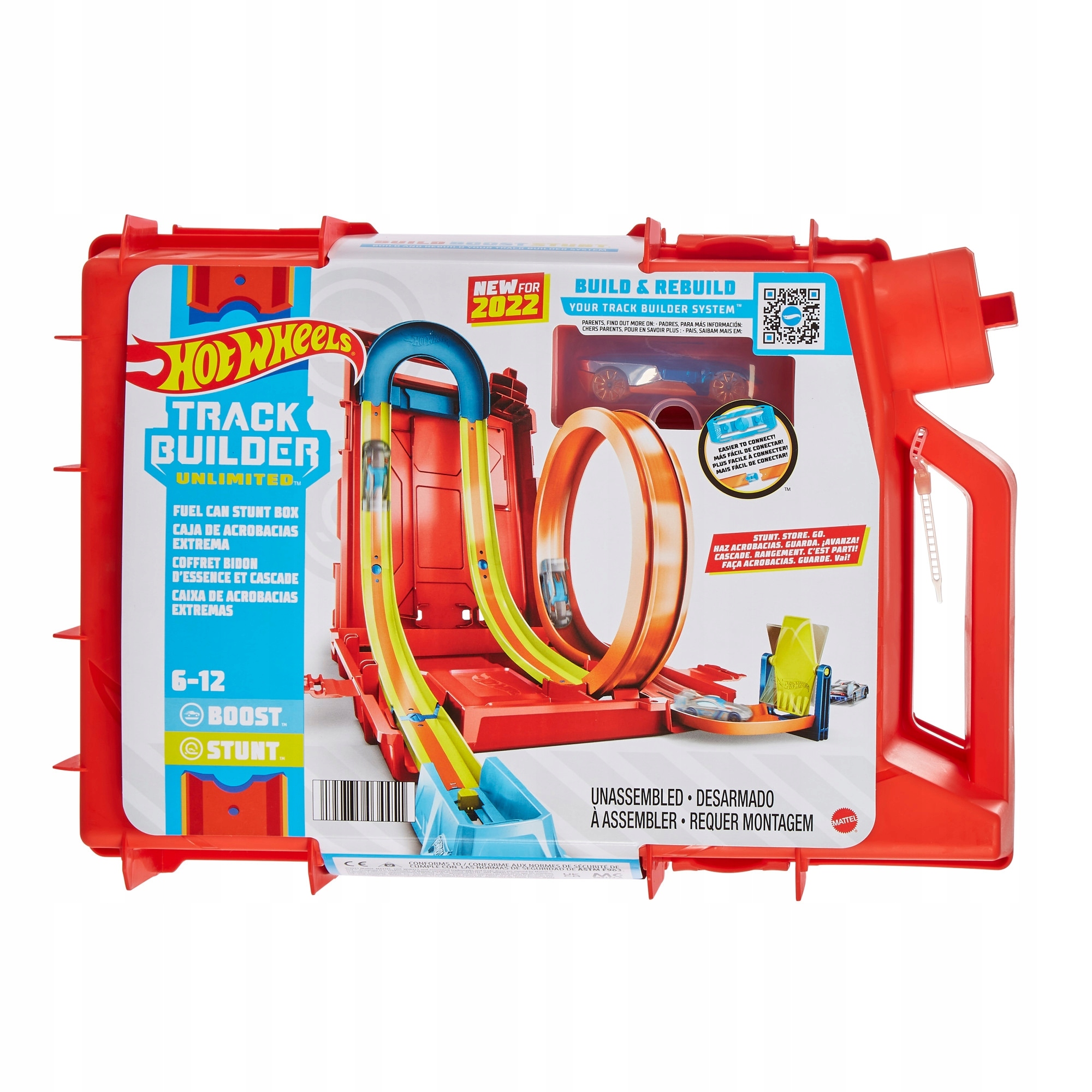 

Hot Wheels Zestaw Kaskaderski Kanister HDX78 +auto