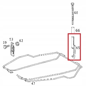 MERCEDES SPRINTER Uchwyt kola zapasowego OE Typ samochodu Samochody osobowe