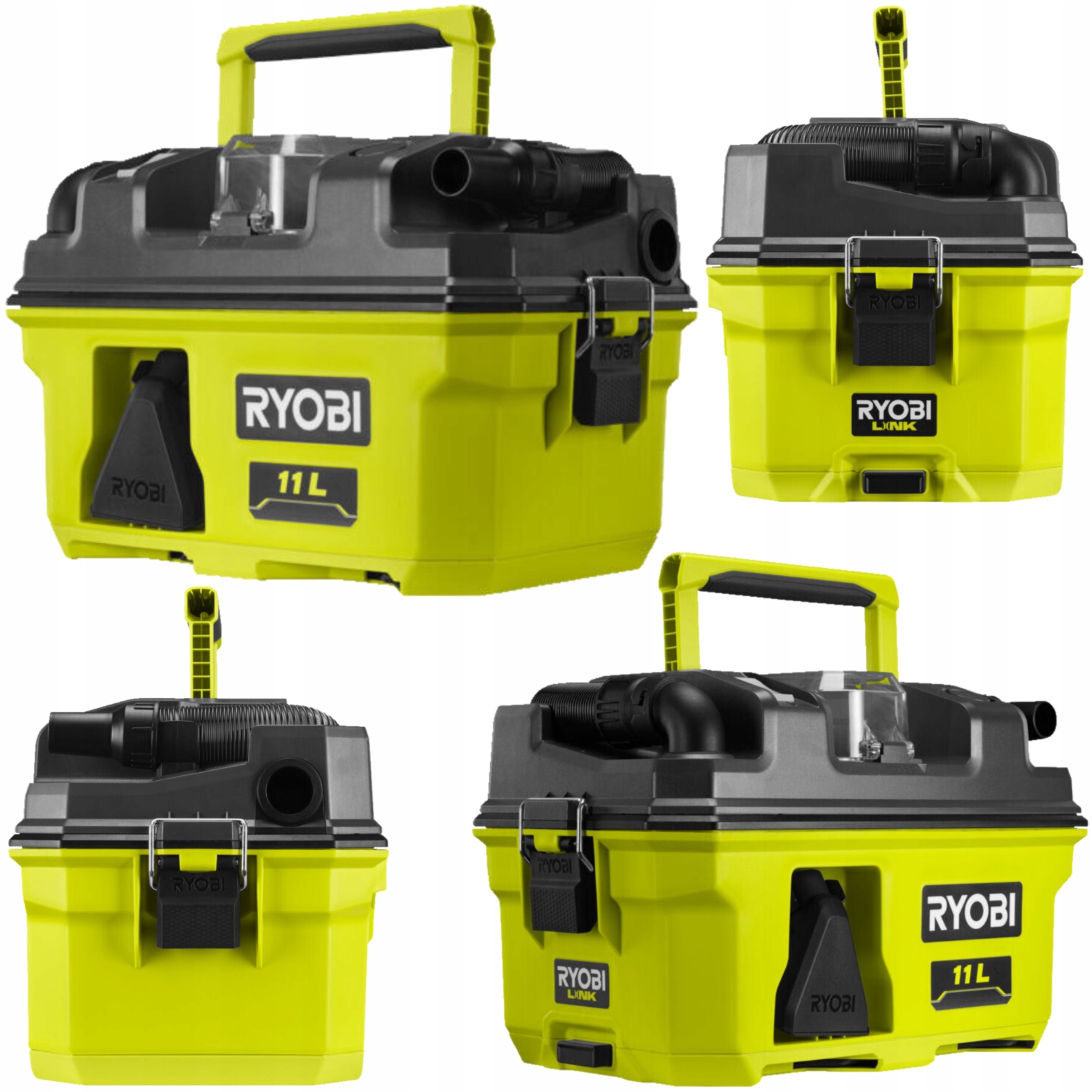 Odkurzacz przemysłowy do czyszczenia mokro i sucho 18V One+ Ryobi RV1811-0