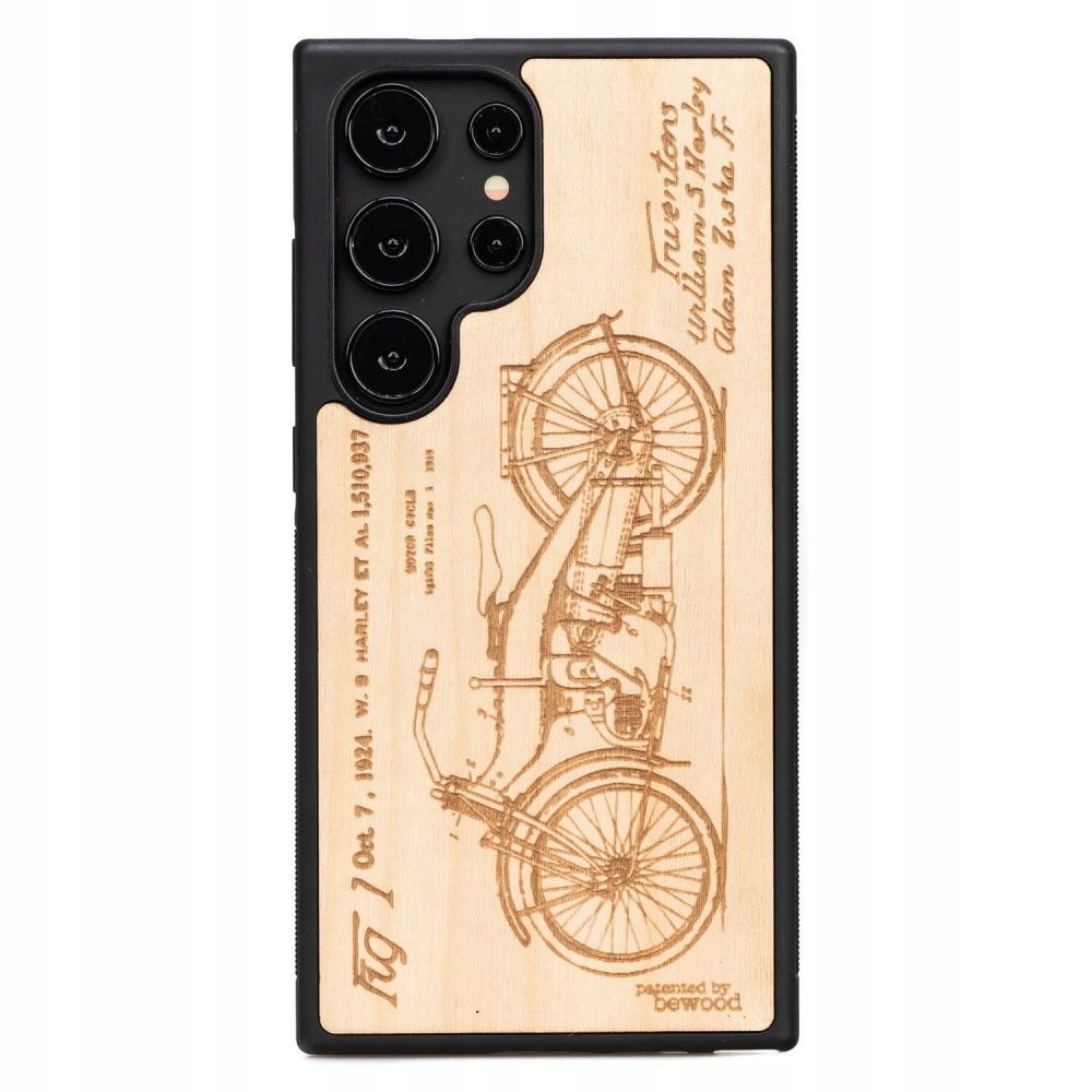 Dřevěné Pouzdro Bewood pro Samsung Galaxy S25 Ultra Harley Patent Aniegre