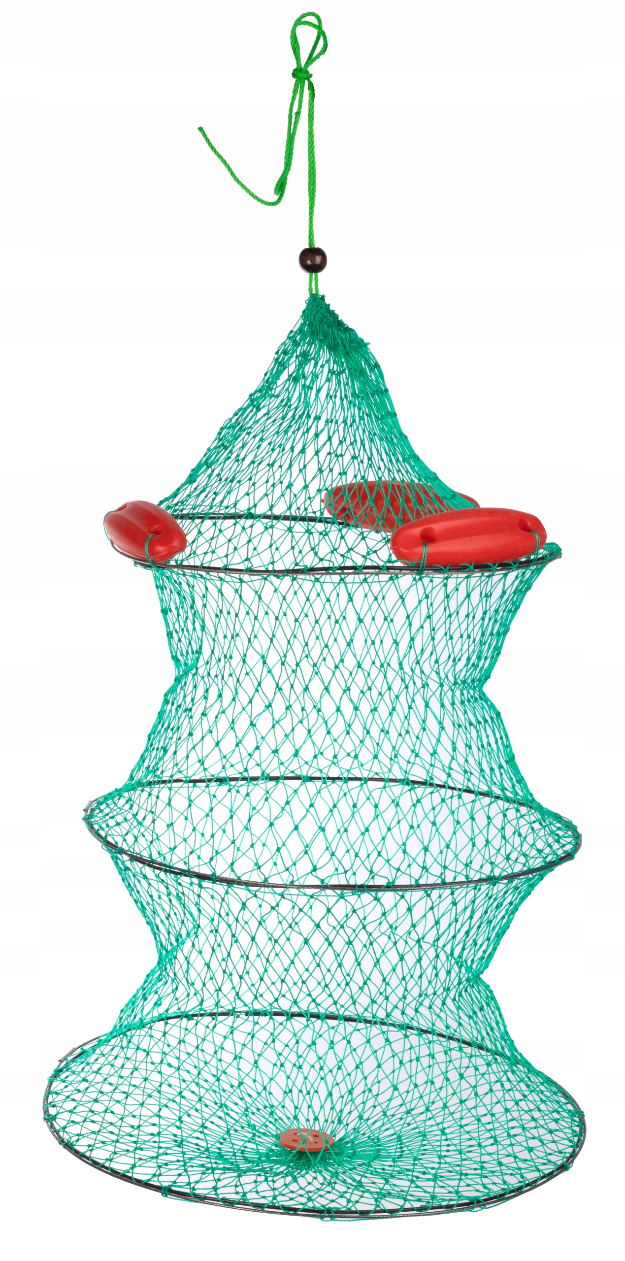 

Siatka Wędkarska Nylonowa Z Pływakami 80cm/40