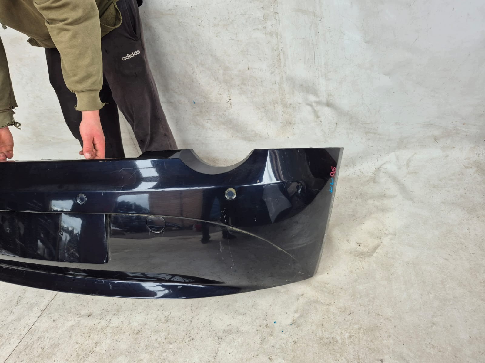 BMW Z4 E85 E86 02- bumper rear part rear 4XPDC 7016068 NIGHT BLUE