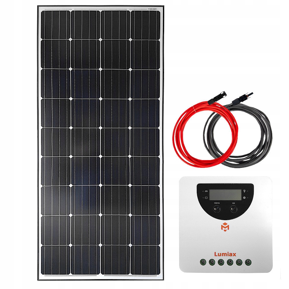 Zestaw solarny 100W 12V MPPT Bluetooth