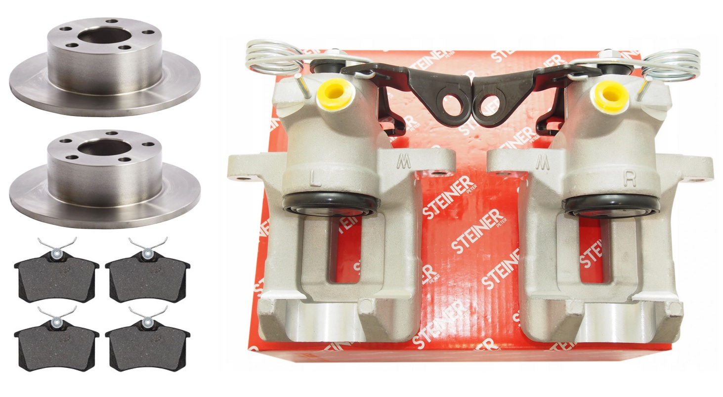 ST.2.VW.002 - Диски + колодки + зажимы задние для VW PASSAT B5 96-05R