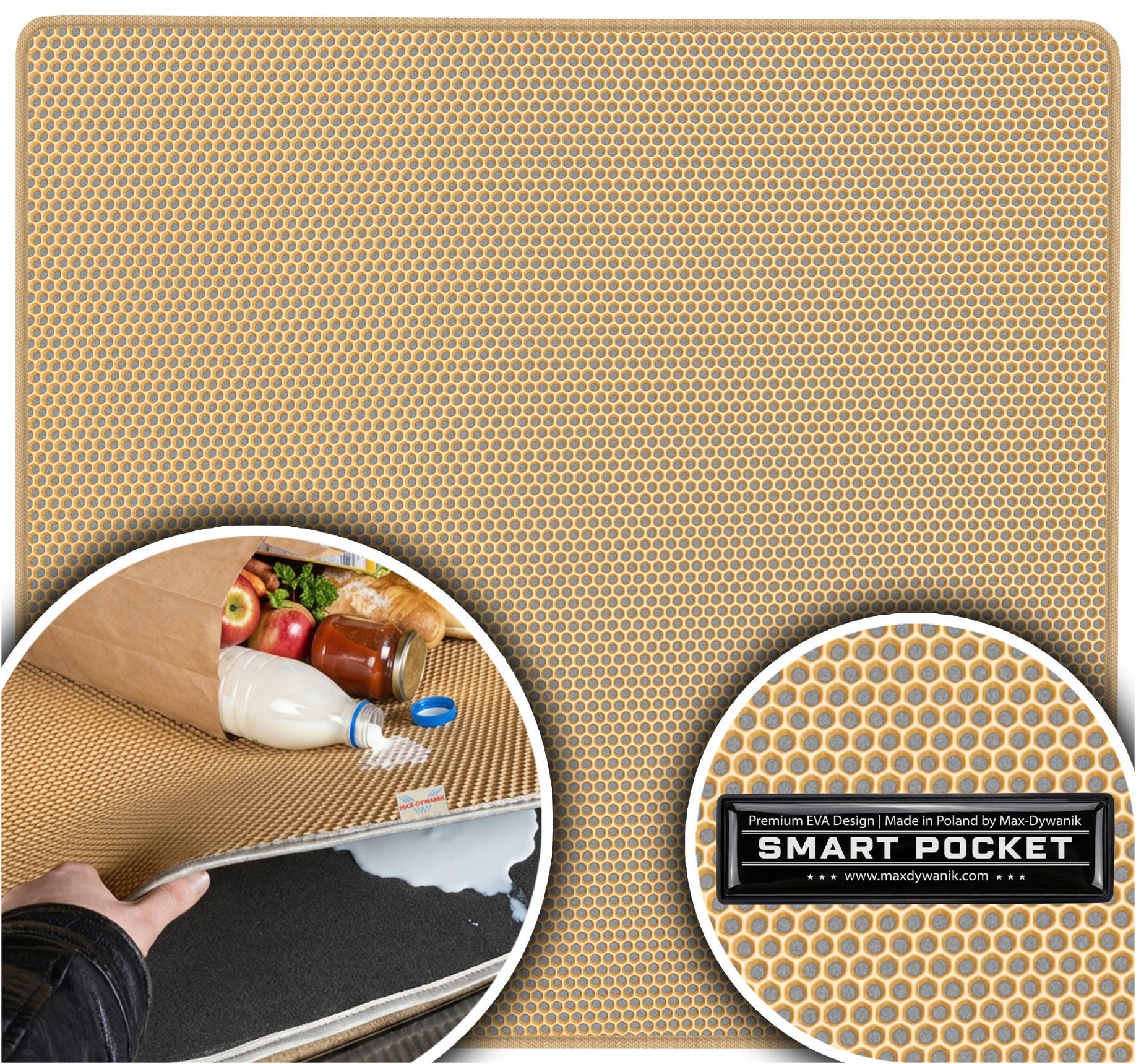 Renault Grand Scenic I 5os 04-09 Vložka do batožinového priestoru Eva Smart Pocket Béžová