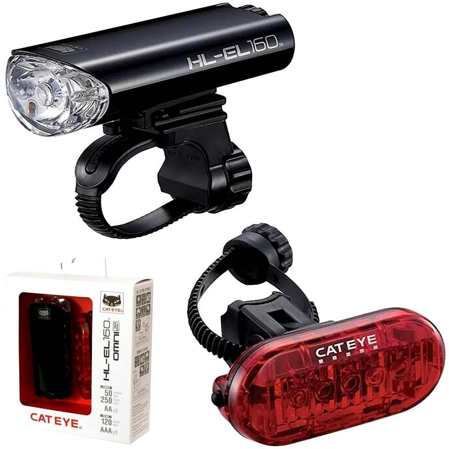 Zestaw lampek Cateye HL-EL160 TL-LD155 (omni 5)