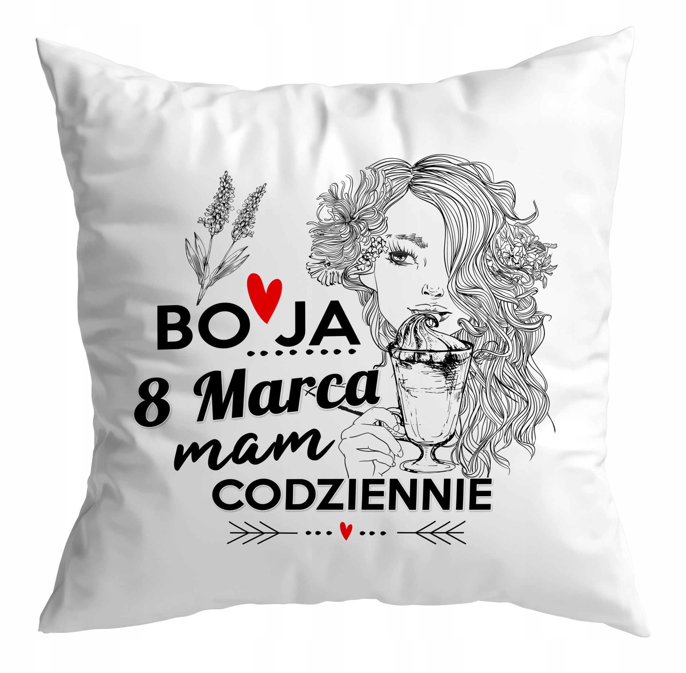

Poduszka prezent Dzień Kobiet Dziewczyna