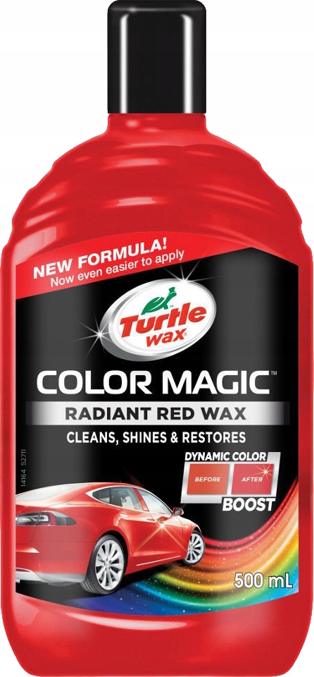 TURTLE WAX Color Magic Wosk Red Czerwony 500ml