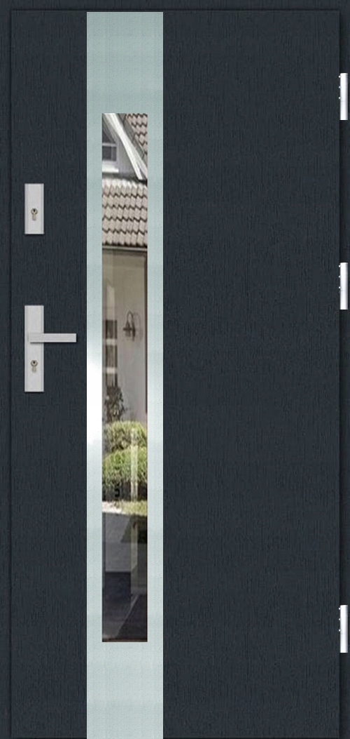 POLSKIE DRZWI INOX 16 72MM TERMICZNA OŚC. 100CM 72MM UD 1,3 TERMO