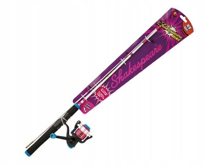 Wędka dla dzieci Shakespeare Cosmic Spinning Combo 1,40m ML Pink 1512023