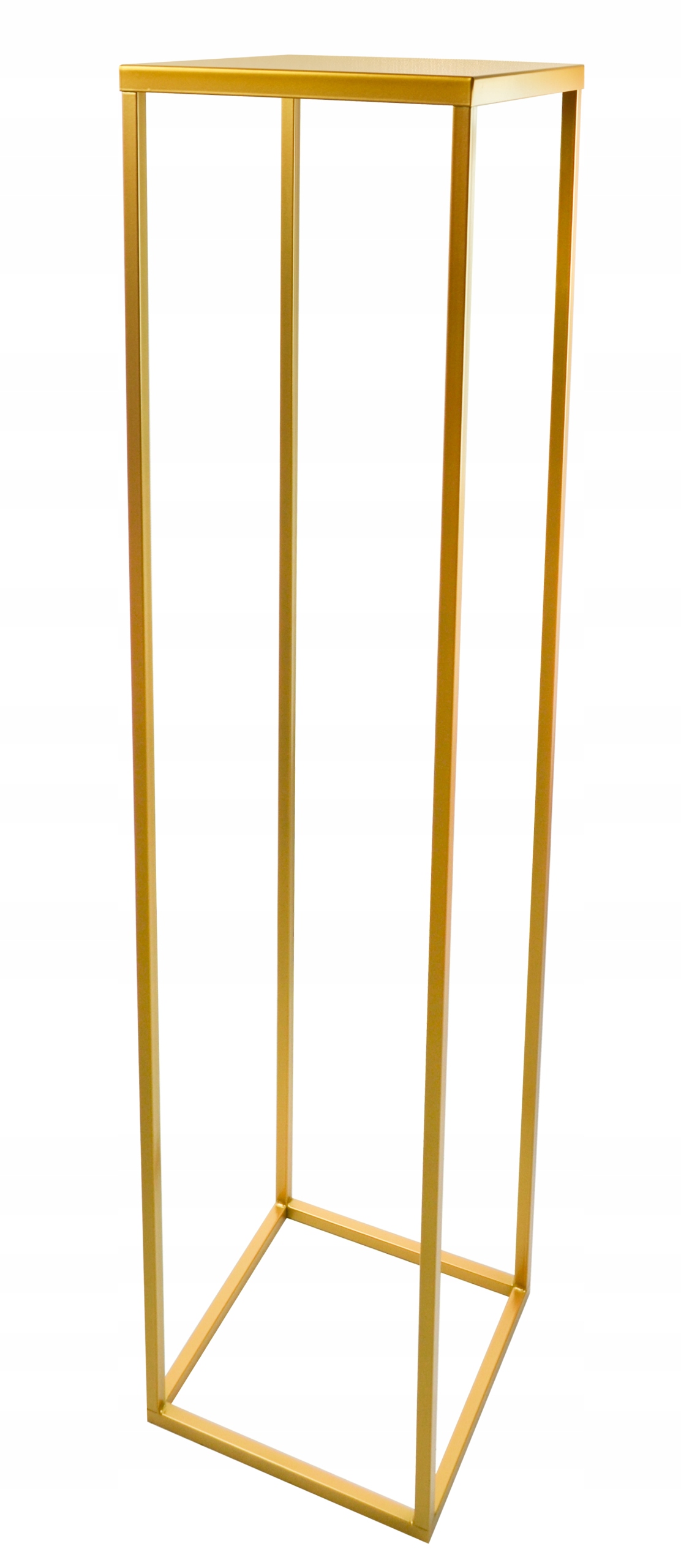 

Kwietnik stojący Loft metalowy złoty 100 cm